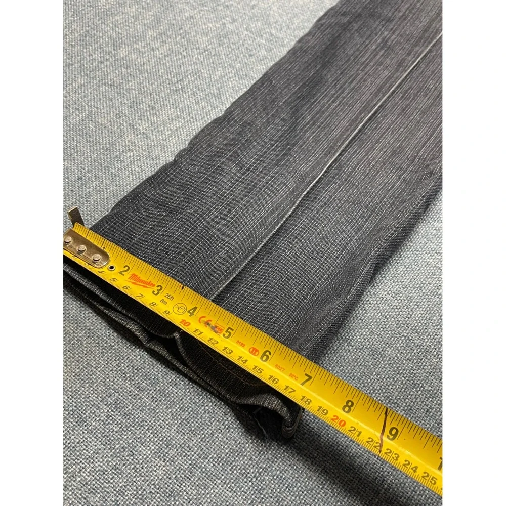Vintage Genes 1891 Slim Straight Jeans Mens 30x30 Dark Wash Denim Frayed Hem